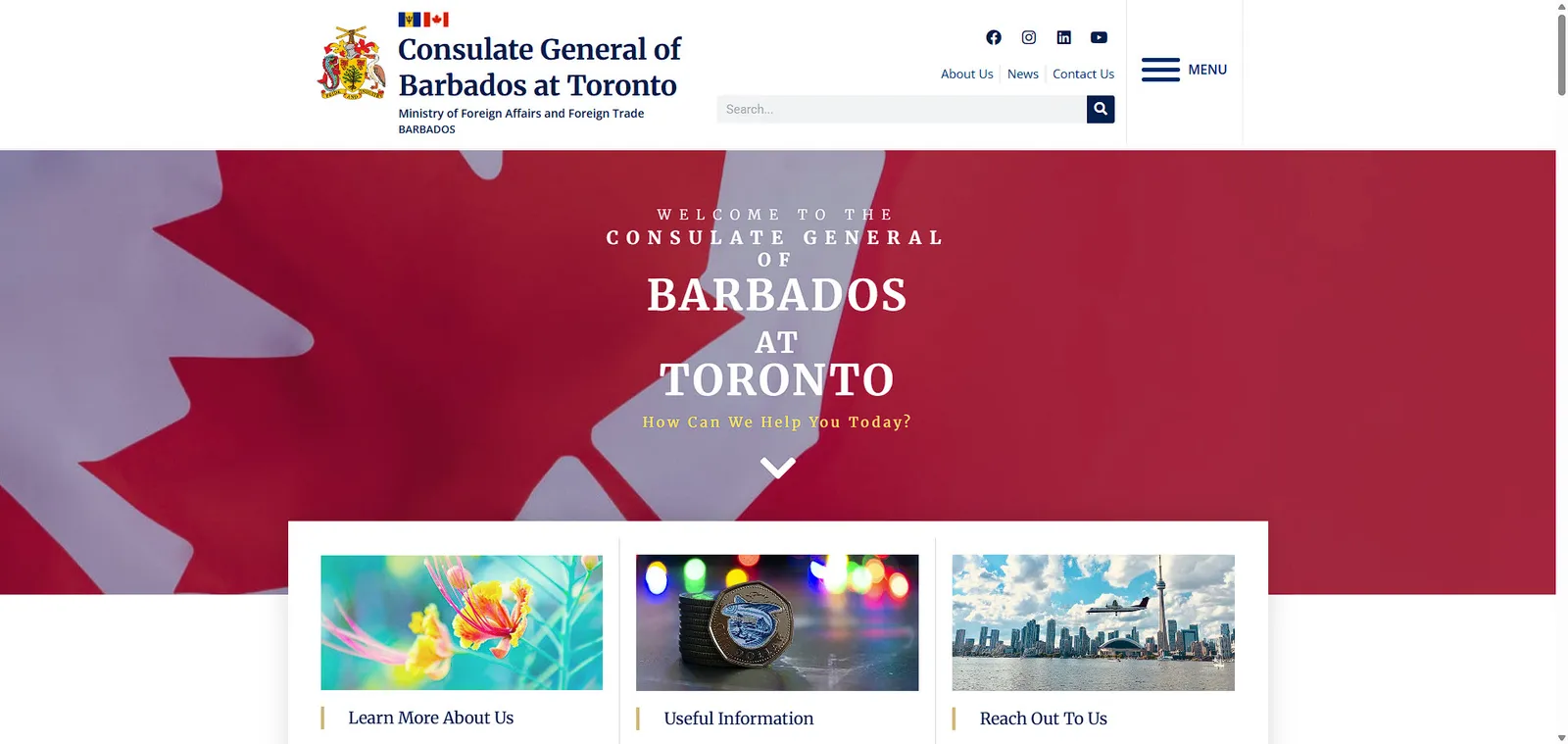 The Consulate General of Barbados at Toronto website