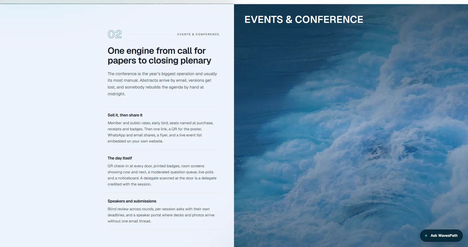 Events and conference