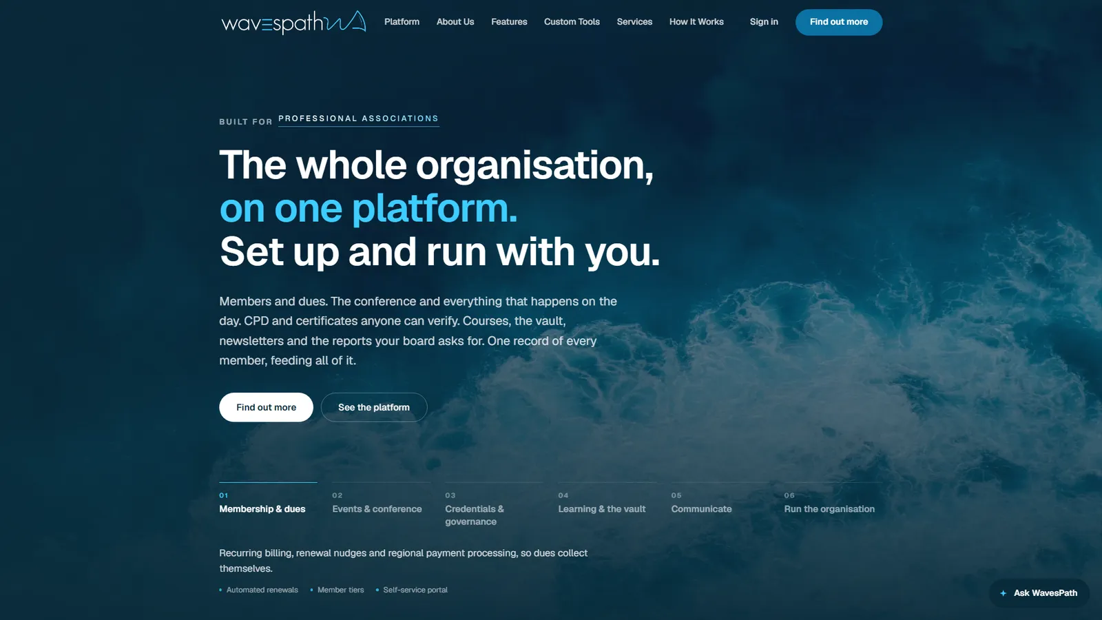 WavesPath: the whole organisation, on one platform